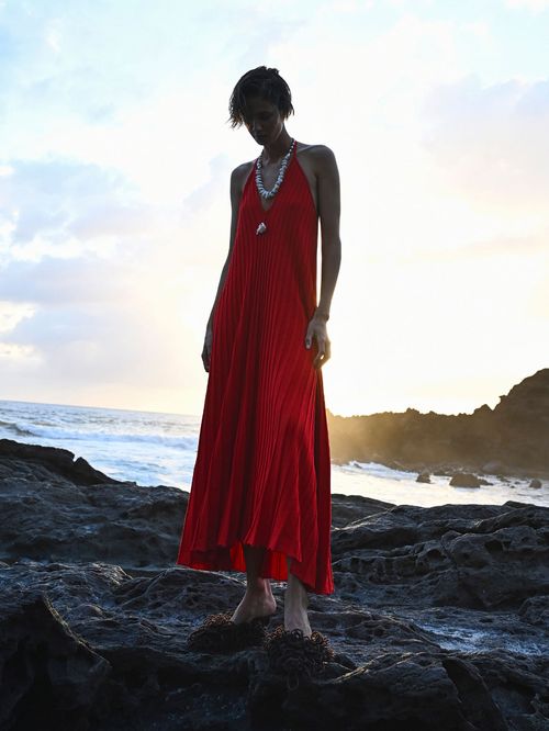 Vestido Longo Lanzarote Vermelho