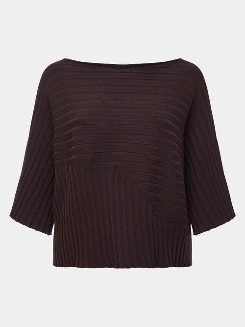 Blusa Mix Canelado Chocolate