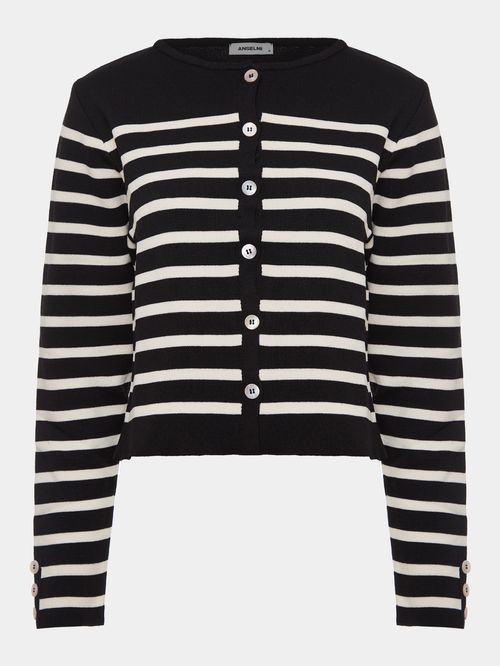 Cardigan Navy Preto