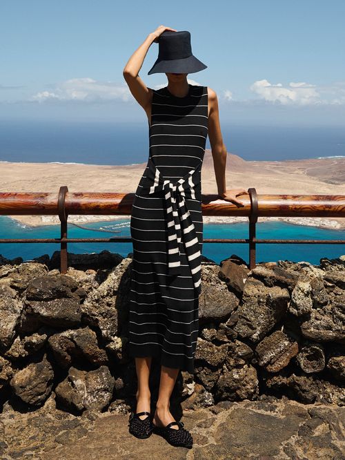 Vestido Laço Navy Preto
