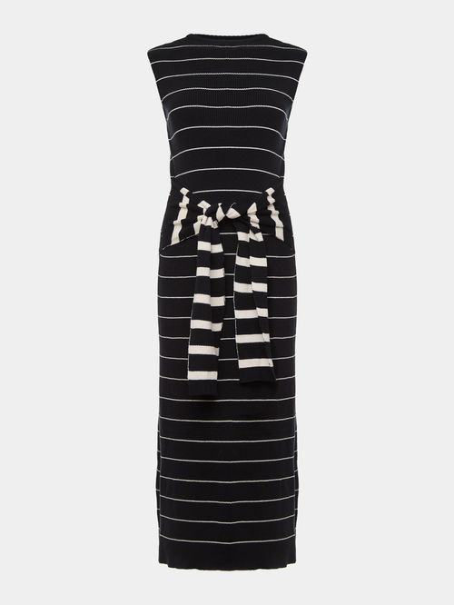 Vestido Laço Navy Preto