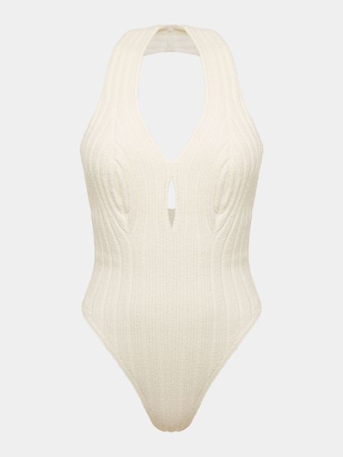 Body Essenza Canelado Off White