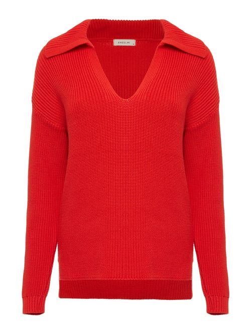Blusa Gola Polo Lisa Vermelho