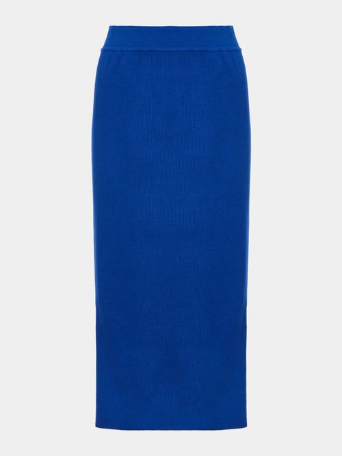 Saia Midi Azul Bic