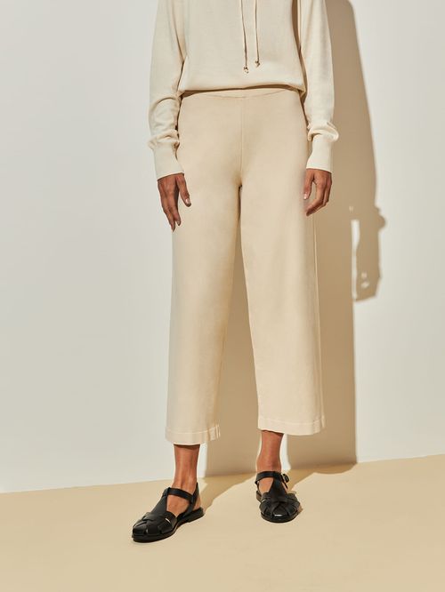 Pantacourt em Tricô Cru