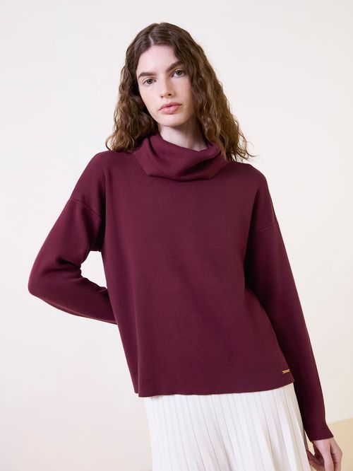 Blusa Gola Alta Cava Reta Figo