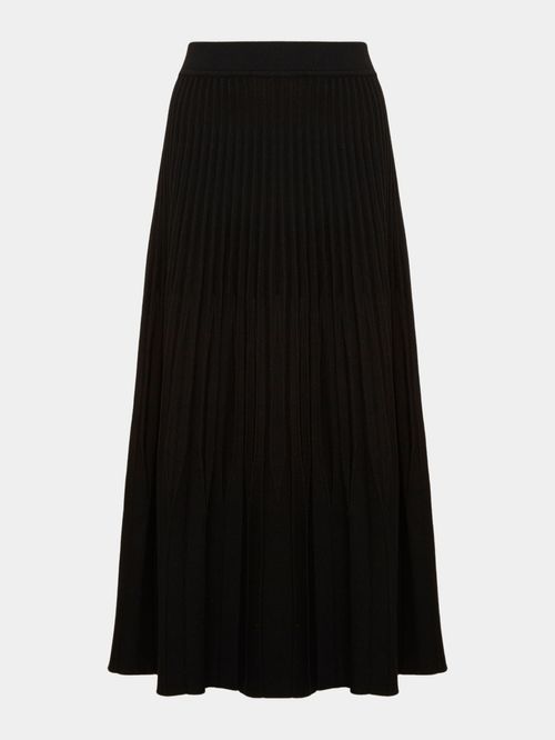 Saia Midi Evasê Preto