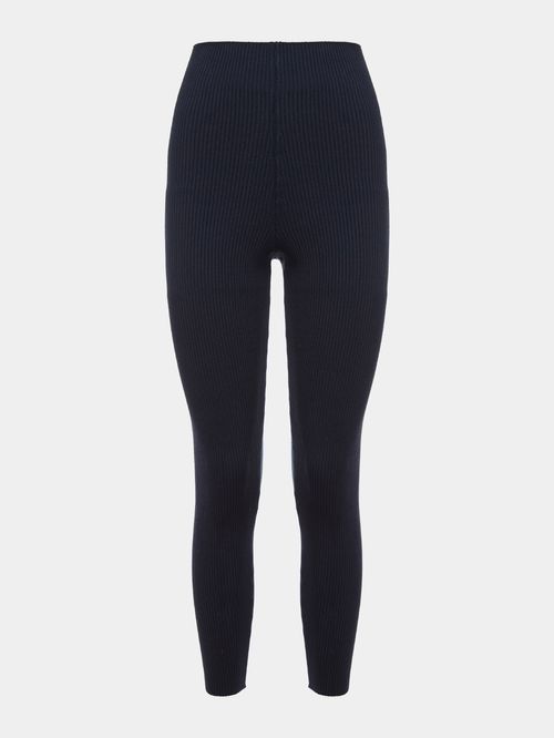 Midnight Blue Knitted Legging