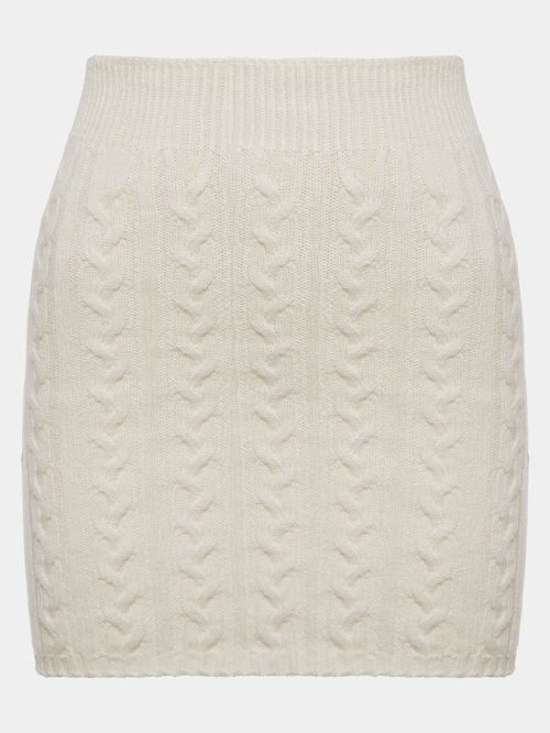 Saia Feminina Off White