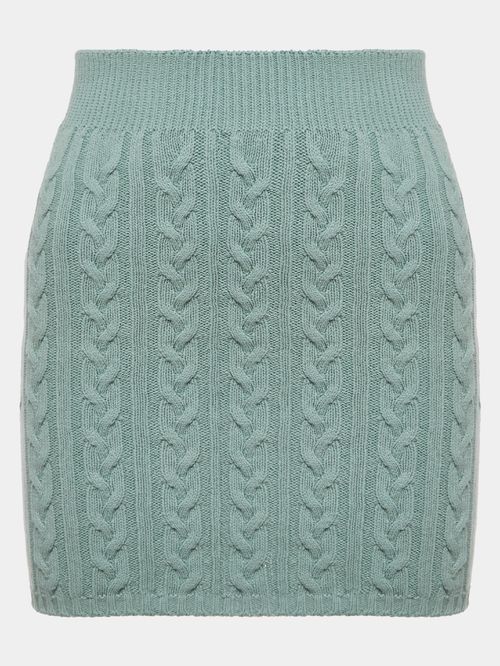 Saia Feminina Verde Água