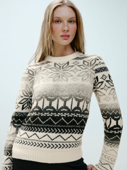 Off White Alpine Snow Pullover