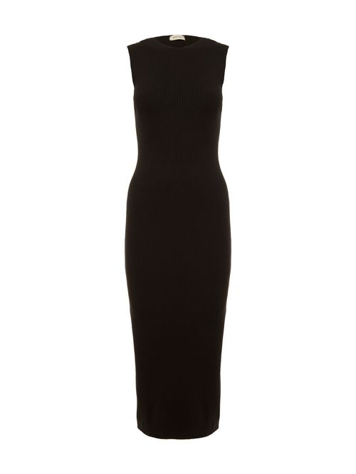 Vestido Midi Ajustado Preto