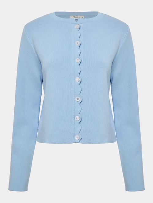 Cardigan Ondina Azul Gelo