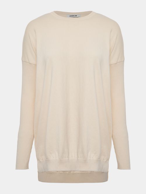 Basic Loose Raw Blouse