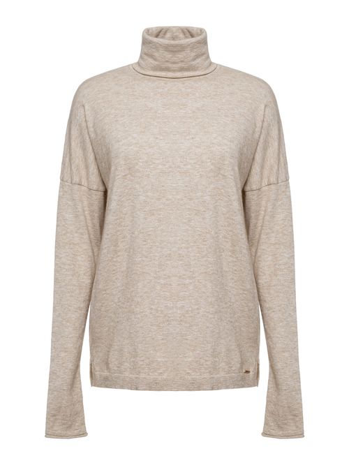 Suéter Cava Reta Liso Bege