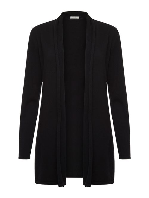 Casaco Cozy 100% Cashmere Italiano Preto