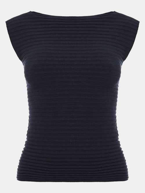 Midnight Blue Ribbed 3D Regatta