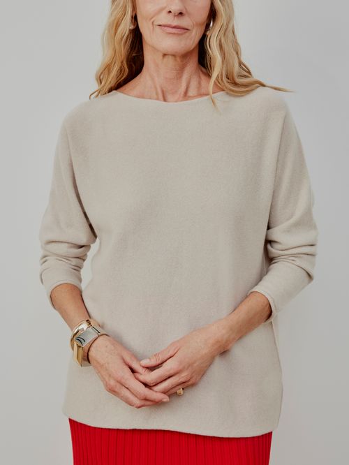 100% Cashmere Gola Canoe Cru Sweater