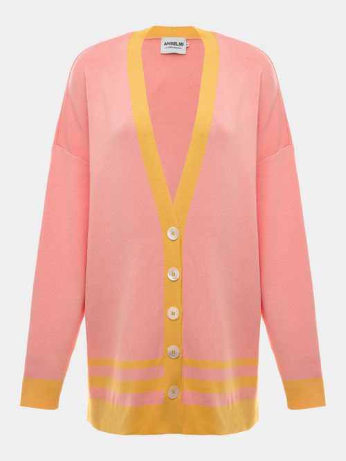 Cardigan Neo Navy Anselmi + Ucha Meirelles Rose