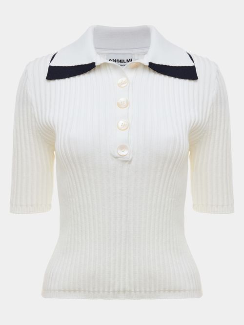 Polo Gola Dupla Anselmi + Ucha Meirelles Off White