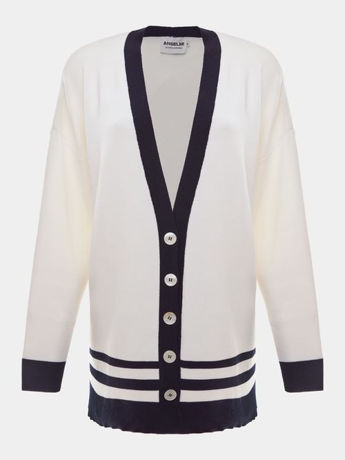 Cardigan Neo Navy Anselmi + Ucha Meirelles Off White