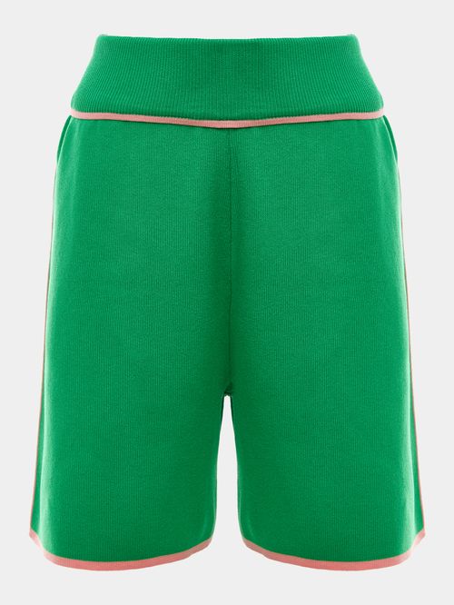 Anselmi + Ucha Meirelles Citrus Green Contrast Shorts