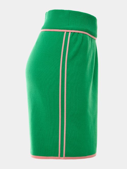 Anselmi + Ucha Meirelles Citrus Green Contrast Shorts