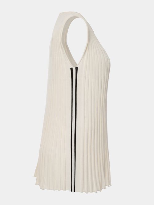 Regata Plissada Anselmi + Ucha Meirelles Off White