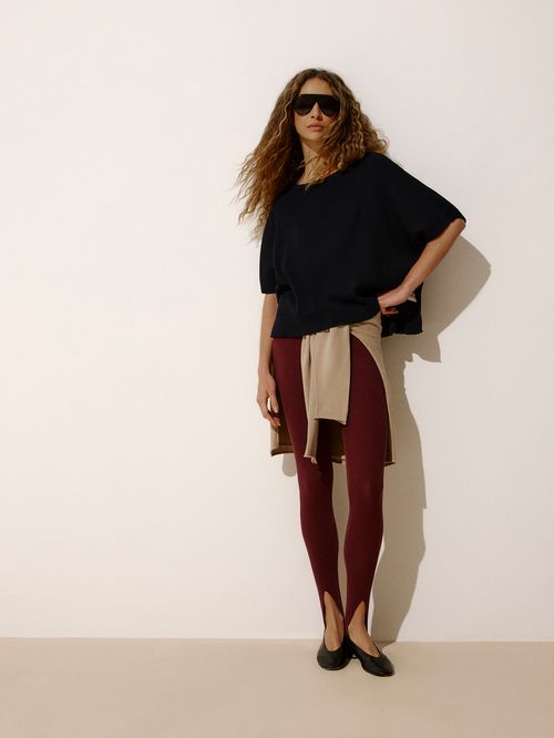 Figo Ribbed Fuseau Pants