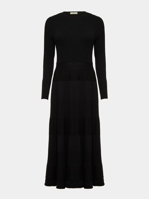 Vestido Básico Midi Preto