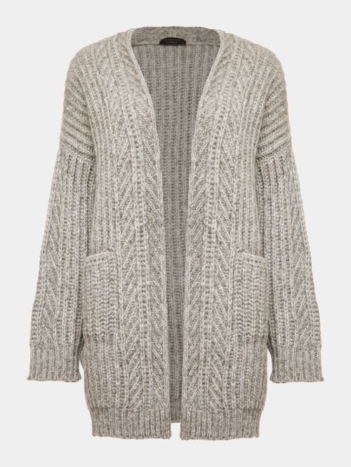 Grey Blend Knit Jacket