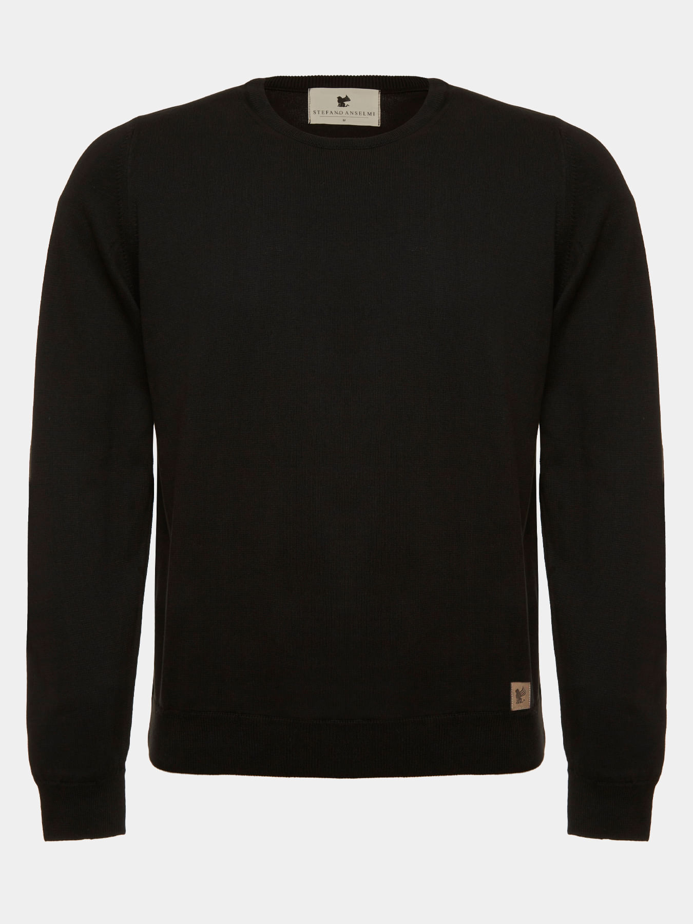 CREW-NECK S/S SWEATER / BLACK サイズ5 Relaxed Fit Crew neck Set in sleeves Pullover | Black | Jack & Jones®