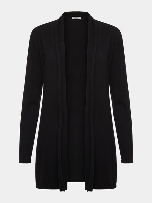 Cozy 100% Italian Cashmere Coat in Black