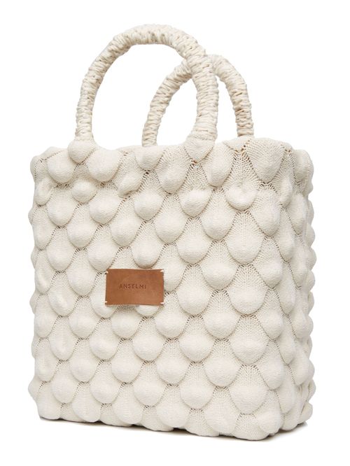 Bolsa Escama 44 x 28cm Cru