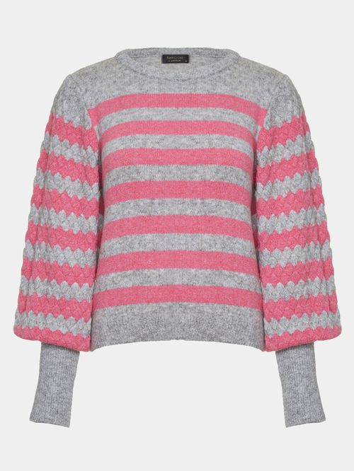 Blusa Listrada Anselmi Rosa