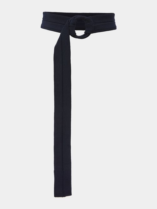 Cinto Argola Anselmi + Ucha Meirelles Azul Marinho