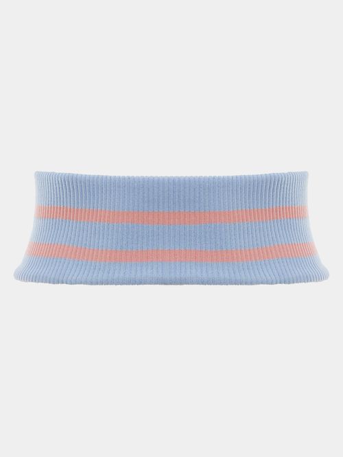 Cinto Listras Anselmi + Ucha Meirelles Azul Claro/Rose