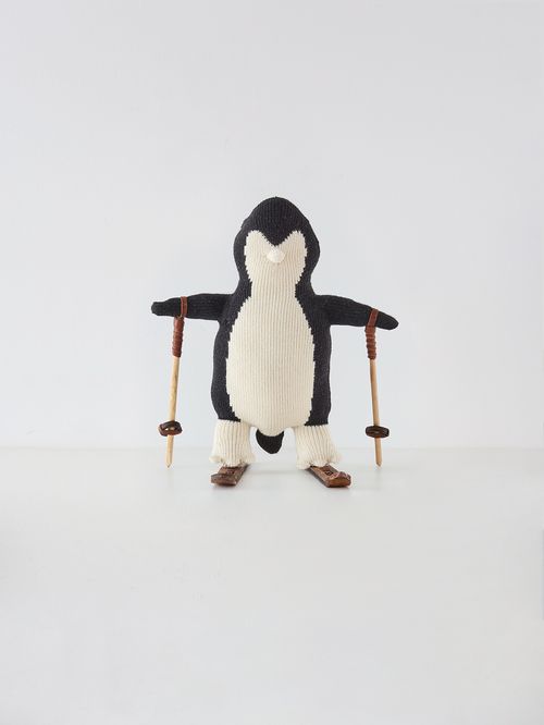 Kit Pinguim Ski Com Acessórios Preto