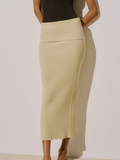 Saia Midi Canelada Panacota