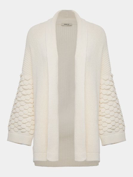 Casaco Com Ponto Alça Off White