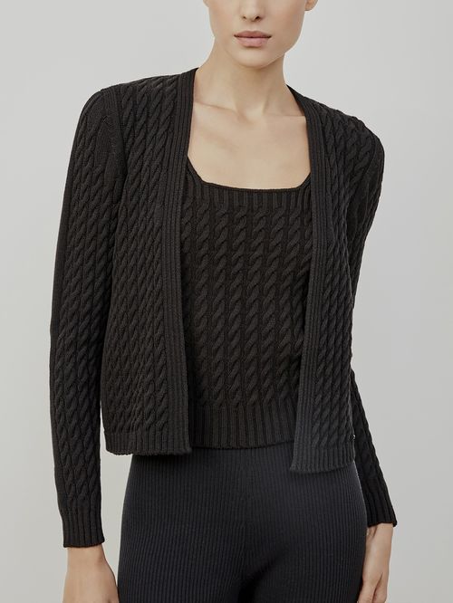 Casaqueto Tranças Preto