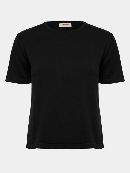 Basic Black Cotton Blouse