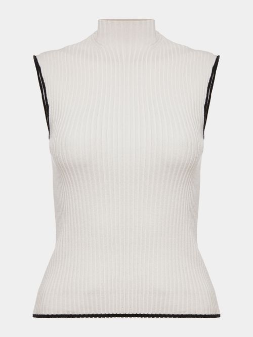 Blusa Minimal Contraste Off White