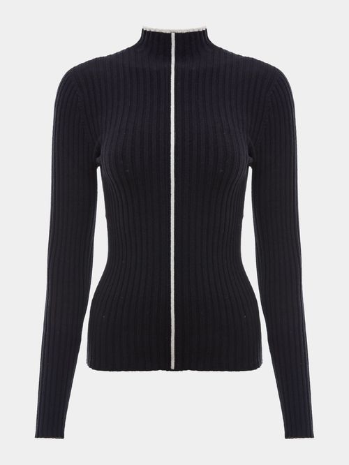 Blusa Canelada Linea Preto