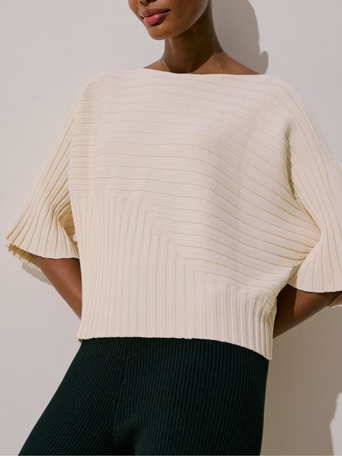 Blusa Mix Canelado Cru