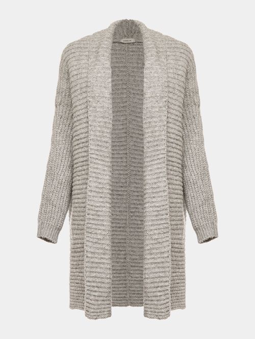 Casaco Casulo Amplo Cinza