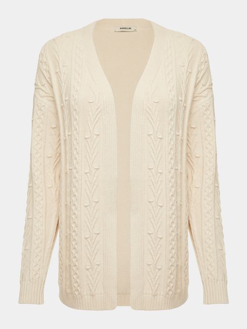 Casaco Alongado Botânica Cru