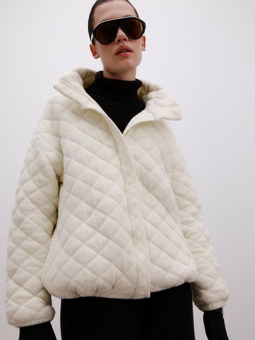 Off White Frosted Jacket