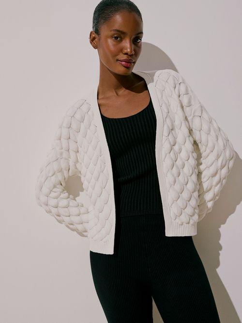 Casaqueto Escamas Off White