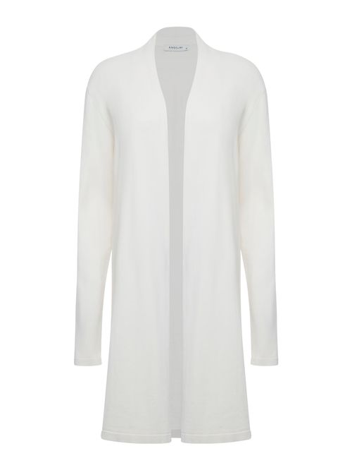 Minimal Elongated Cardigan Raw